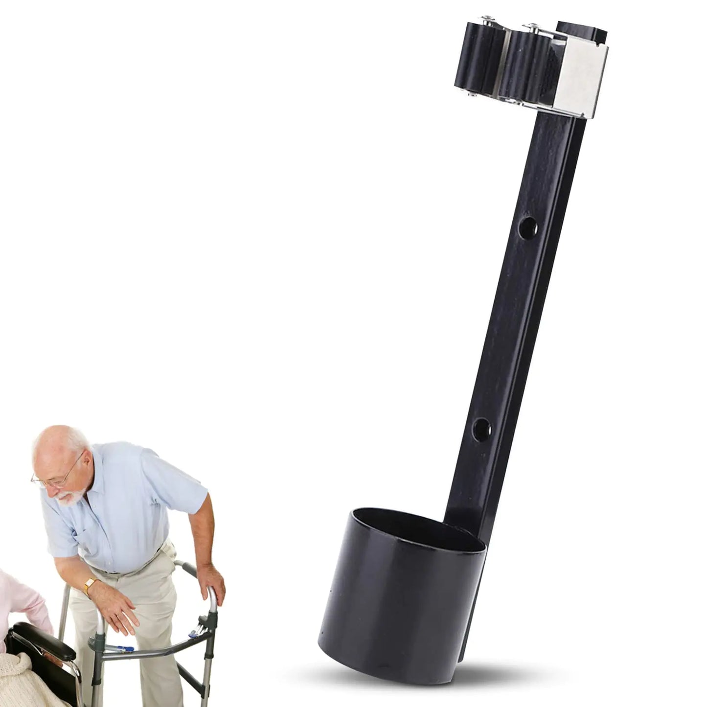 Cane Holder for Mobility Scooter Walker Cane Holder Cane Holder Stand Walking Cane Accessories for Wheelchair Walker Disability Accessories