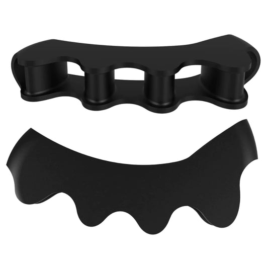 VYCE Toe Separators to Correct Foot and Bunion Pain Plantar Fasciitis - Toe Straightener to Improve Functional Athletic Mobility - Stretches to Fit