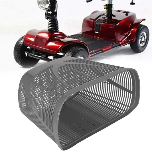 Mobility Scooter Baskets for Front Mobility Scooter Basket Mobility Large Front Basket Wheelchair Bags for Scooter Plastic Rear Basket Wheelchair Baskets Replacement Mobility Scooters Accessory
