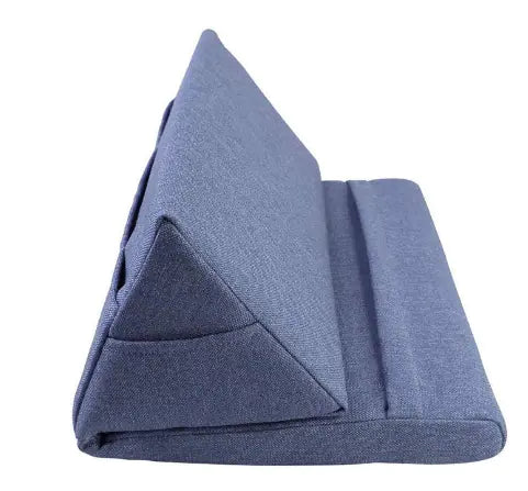 Foldable Triangular Pillow Pad for iPad and Tablets