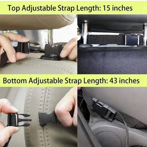Car Backseat Organizer with iPad Holder