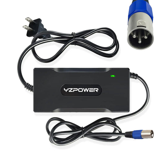 YZPOWER 29.4V 4A Power Adapter for Electric Bike Mobility Scooter 24V Lithium Battery Charger 3-Pin XLR Connector