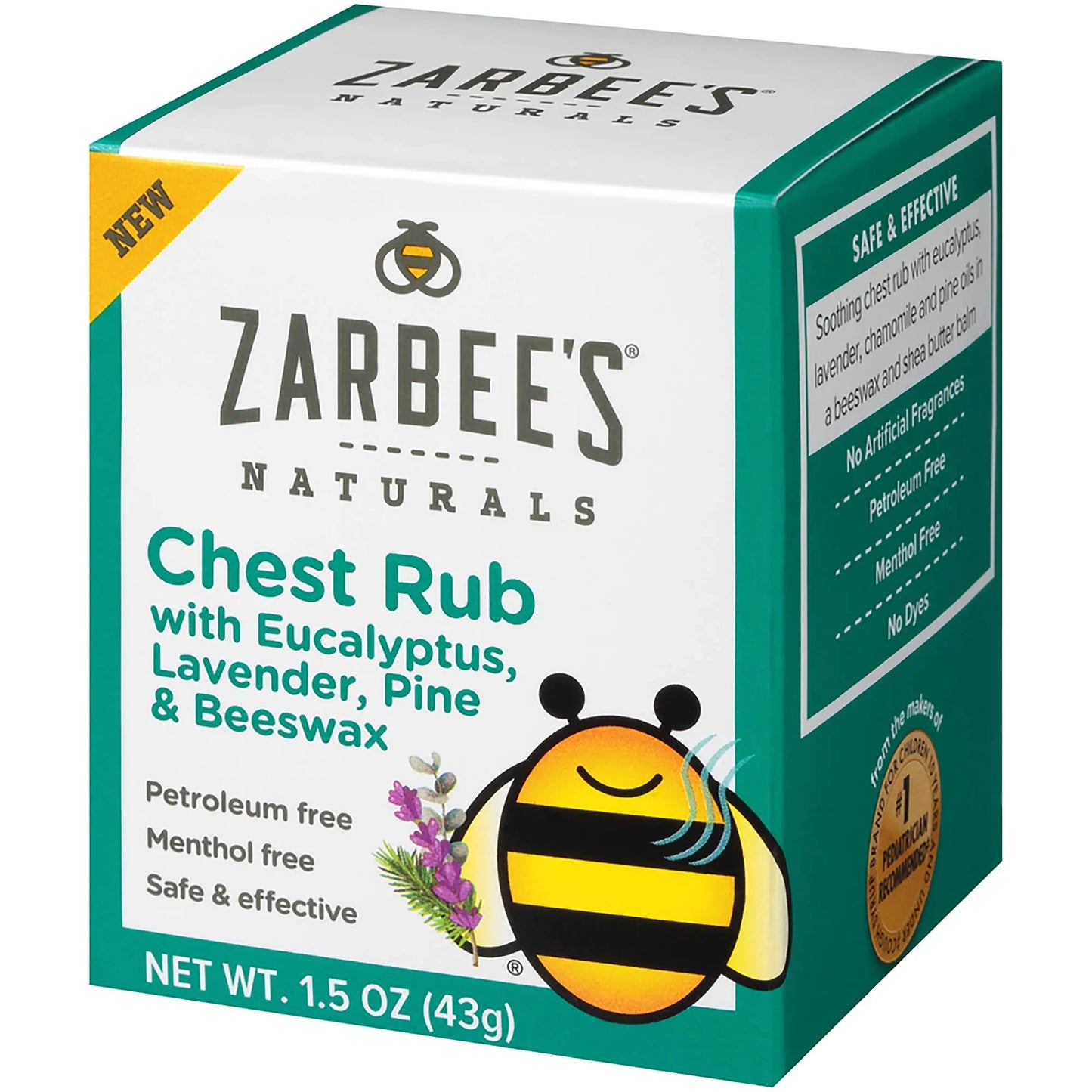 Zarbees Naturals Childrens Chest Rub 1.5 Ounce
