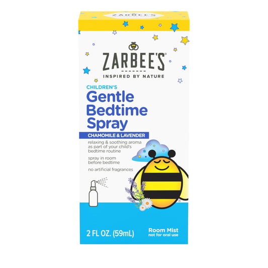 Zarbees Gentle Bedtime Kids Sleep Spray Chamomile & Lavender Room Spray Helps Create a Calming Atmosphere to Prepare for Sleep 2oz